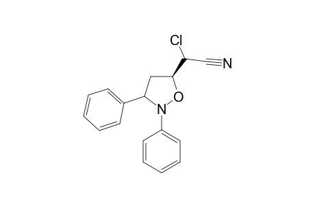 6-CHLORO-6-CYANO-2,3-DIPHENYLISOXAZOLIDINE;ISOMER-#1