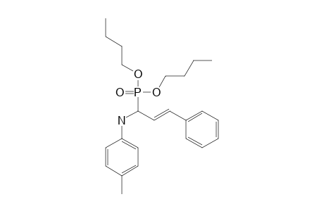 DI-N-BUTYL-1-[N-(4-METHYLPHENYL)-AMINO]-3-PHENYL-2-PROPENYL-PHOSPHONATE
