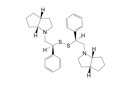 Bis[(1S,1'R,5'R)-(-)-2-(2'-azabicyclo[3.3.0]octan-2'-yl)-1-phenylethyl] disulfide