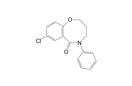 8-chloro-3,4-dihydro-5-phenyl-2H-1,5-benzoxazocin-6(5H)-one