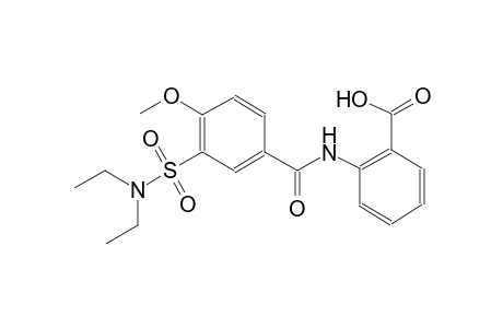 2-({3-[(diethylamino)sulfonyl]-4-methoxybenzoyl}amino)benzoic acid