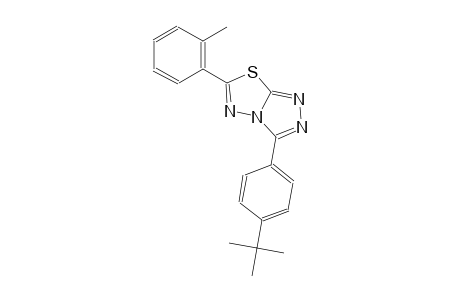 3-(4-tert-butylphenyl)-6-(2-methylphenyl)[1,2,4]triazolo[3,4-b][1,3,4]thiadiazole