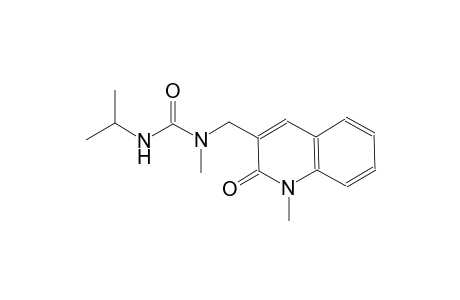 urea, N-[(1,2-dihydro-1-methyl-2-oxo-3-quinolinyl)methyl]-N-methyl-N'-(1-methylethyl)-