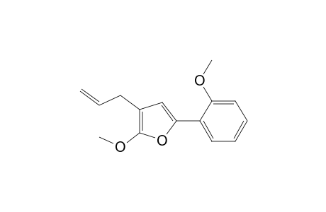 Furan, 2-methoxy-5-(2-methoxyphenyl)-3-(2-propenyl)-