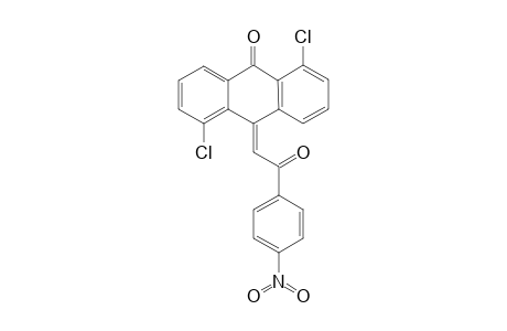 (E)-1,5-Dichloro-10-[2-oxo-2-(4-nitro-phenyl)-2-oxoethylidene]-9,10H-anthracen-9-one