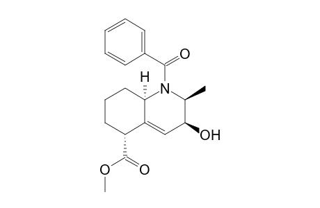 (2S,3S,5R,8aR)-1-benzoyl-3-hydroxy-2-methyl-3,5,6,7,8,8a-hexahydro-2H-quinoline-5-carboxylic acid methyl ester