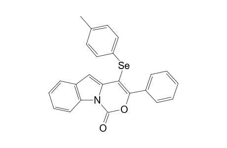 3-Phenyl-4-(p-tolylselanyl)-1H-[1,3]oxazino[3,4-a]indol-1-one