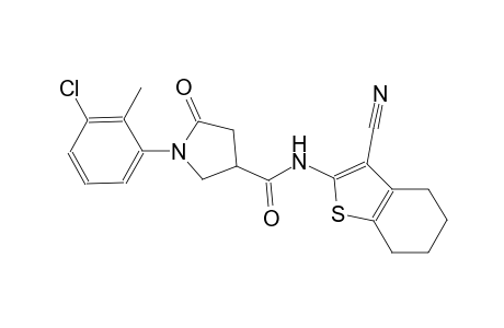 3-pyrrolidinecarboxamide, 1-(3-chloro-2-methylphenyl)-N-(3-cyano-4,5,6,7-tetrahydrobenzo[b]thien-2-yl)-5-oxo-