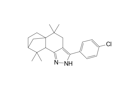 5-(4-chlorophenyl)-2,2,10,10-tetramethyl-6,7-diazatetracyclo[9.2.1.0(1,9).0(4,8)]tetradeca-4,7-diene