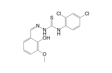 2-hydroxy-3-methoxybenzaldehyde N-(2,4-dichlorophenyl)thiosemicarbazone
