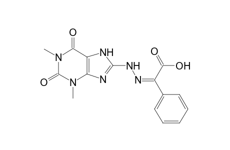 2-[(1',3'-Dimethyl-2',4'-dioxopurin-8'-yl)hydrazono]-2-phenylacetic acid