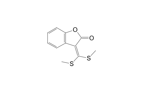 3-[bis(methylsulfanyl)methylene]benzofuran-2-one