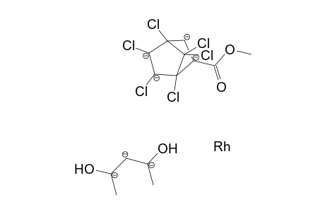 (.Eta.4-1,2,3,4,7,7-hexachloro-5-methoxycarbonylnorbornadiene)acetylacetonatorhodium