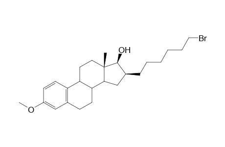 (13S,16S,17S)-16-(6-bromohexyl)-3-methoxy-13-methyl-7,8,9,11,12,13,14,15,16,17-decahydro-6H-cyclopenta[a]phenanthren-17-ol