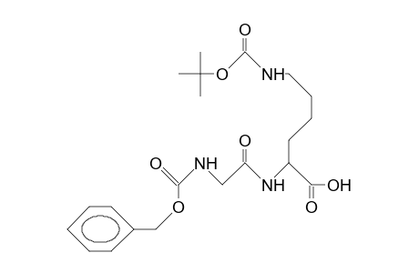 N-Benzyloxycarbonylglycyl-E-N-(T-butoxycarbonyl)-L-lysine