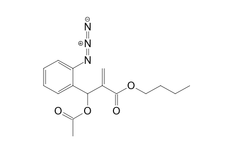 Butyl 3-acetoxy-3-(2-azidophenyl)-2-methylenepropanoate