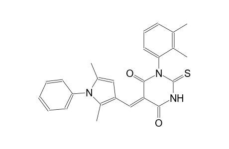 (5Z)-1-(2,3-dimethylphenyl)-5-[(2,5-dimethyl-1-phenyl-1H-pyrrol-3-yl)methylene]-2-thioxodihydro-4,6(1H,5H)-pyrimidinedione