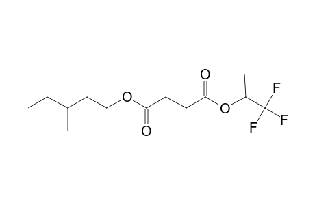 Succinic acid, 1,1,1-trifluoroprop-2-yl 3-methylpentyl ester