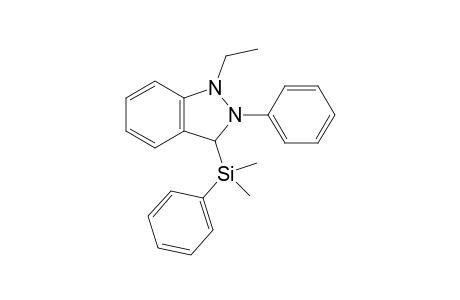 3-(Dimethylphenylsilyl)-1-ethyl-2-phenylindazoline