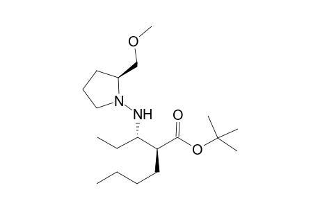 (S,S,S)-tert-Butyl 3-[N-(2-methoxymethyl)pyrrolidin-1-yl]amino-2-butylpentanoate