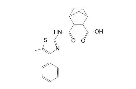 bicyclo[2.2.1]hept-5-ene-2-carboxylic acid, 3-[[(5-methyl-4-phenyl-2-thiazolyl)amino]carbonyl]-