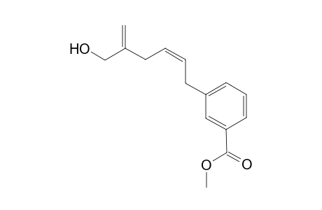 (Z)-Methyl 3-(5-(hydroxymethyl)hexa-2,5-dienyl)benzoate