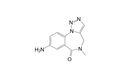 8-Amino-5-methyl[1,2,3]triazolo[1,5-a][1,4]benzodiazepin-6(4H)-one