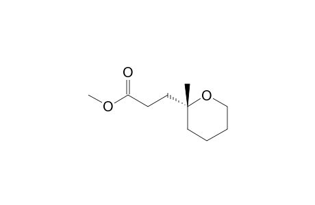 (S)-(+)-2-Methyl-2-[2-(methoxycarbonyl)ethyl]-3,4,5,6-2H-tetrahydropyran