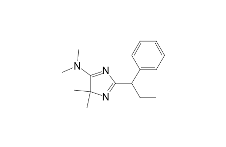 4H-Imidazol-5-amine, N,N,4,4-tetramethyl-2-(1-phenylpropyl)-