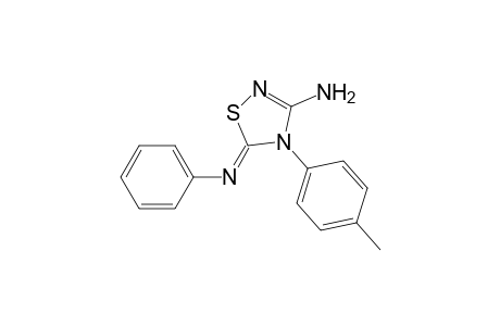 1,2,4-Thiadiazol-3-amine, 4,5-dihydro-4-(4-methylphenyl)-5-(phenylimino)-
