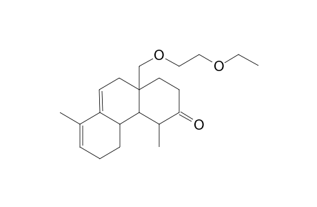 1,4,4a,4g,56,10,10a-Octahydro-10a.beta.-[(1-ethoxyethoxy)-methyl]-4b.beta.,8-dimethyl-3(2H)-phenanthrenone