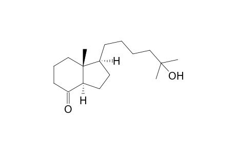 Des-A,B-25-hydroxy-21-norcholestane-8-one
