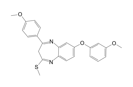 7-(META-METHOXYPHENOXY)-4-(PARA-METHOXYPHENYL)-2-METHYLTHIO-3H-[1,5]-BENZODIAZEPINE