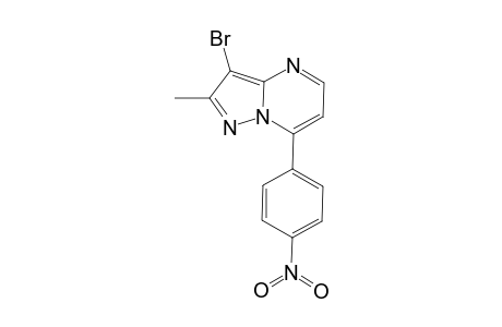 3-BROMO-2-METHYL-7-(4-NITROPHENYL)-PYRAZOLO-[1,5-A]-PYRIMIDINE