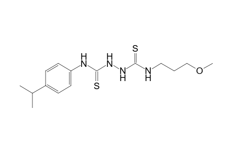 1-(p-cumenyl)-2,5-dithio-6-(3-methoxypropyl)biurea