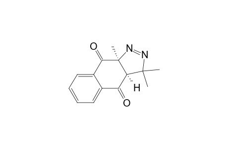 3H-Benz[f]indazole-4,9-dione, 3a,9a-dihydro-3,3,9a-trimethyl-, cis-(.+-.)-