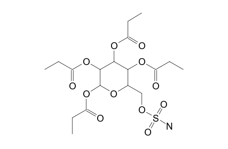 1,2,3,4-TETRA-O-PROPIONYL-6-SULFAMOYL-BETA-D-GLUCOPYRANOSE
