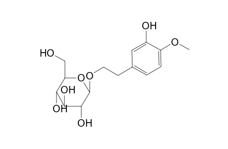 2-(3-Hydroxy-4-methoxyphenyl)ethyl 1-O-.beta.-D-Glucopyranoside