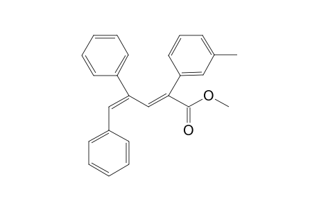 Methyl (2E,4E)-4,5-diphenyl-2-(m-tolyl)penta-2,4-dienoate