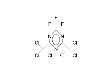 4,6-Bis(trichloromethyl)-2-trifluoromethyl-1,3,5-triazine