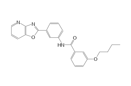 benzamide, 3-butoxy-N-(3-oxazolo[4,5-b]pyridin-2-ylphenyl)-