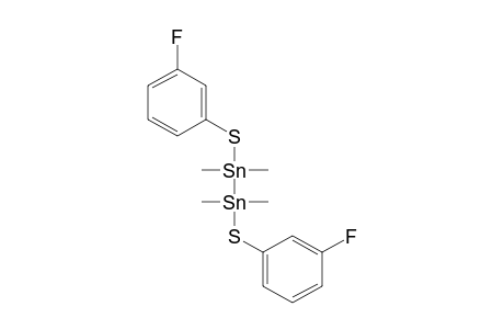 1,2-bis[(m-fluorophenyl)thio]-1,1,2,2-tetramethyldistannane