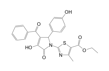 5-thiazolecarboxylic acid, 2-[3-benzoyl-2,5-dihydro-4-hydroxy-2-(4-hydroxyphenyl)-5-oxo-1H-pyrrol-1-yl]-4-methyl-, ethyl ester