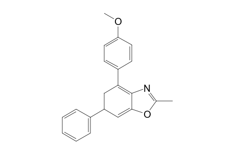 4-(4-methoxyphenyl)-2-methyl-6-phenyl-5,6-dihydro-1,3-benzoxazole