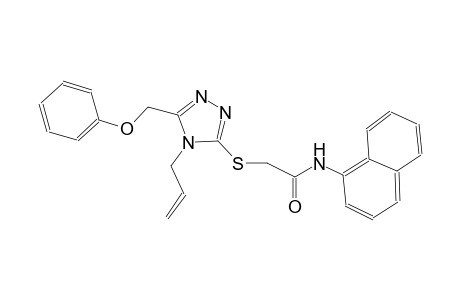 2-{[4-allyl-5-(phenoxymethyl)-4H-1,2,4-triazol-3-yl]sulfanyl}-N-(1-naphthyl)acetamide