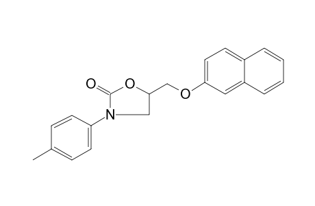 5-(2-Naphthyloxymethyl)-3-(p-tolyl)-2-oxazolidone