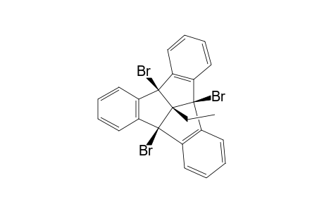 4b.beta,8b.beta,12b..beta.-Tribromo-12d..beta.-ethyl-4b,8b,12b,12d-tetrahydrodibenzo[2,3:4,5]pentaleno[1,6-ab]indene
