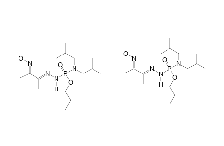 N,N-DIISOBUTYLAMINO-O-PROPYL-2-(1-METHYL-2-OXOPROPYLIDENE)-PHOSPHONOHYDRAZIDO-OXIME