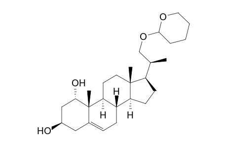 (1S,3R,8S,9S,10R,13S,14S,17R)-10,13-dimethyl-17-[(1S)-1-methyl-2-tetrahydropyran-2-yloxy-ethyl]-2,3,4,7,8,9,11,12,14,15,16,17-dodecahydro-1H-cyclopenta[a]phenanthrene-1,3-diol