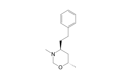trans-3,6-DIMETHYL-4-PHENETHYL-TETRAHYDRO-1,3-OXAZINE